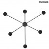 Nowoczesny Minimalistyczny Kinkiet Ścienny Czarny SHADOW MSE010100247 KING HOME